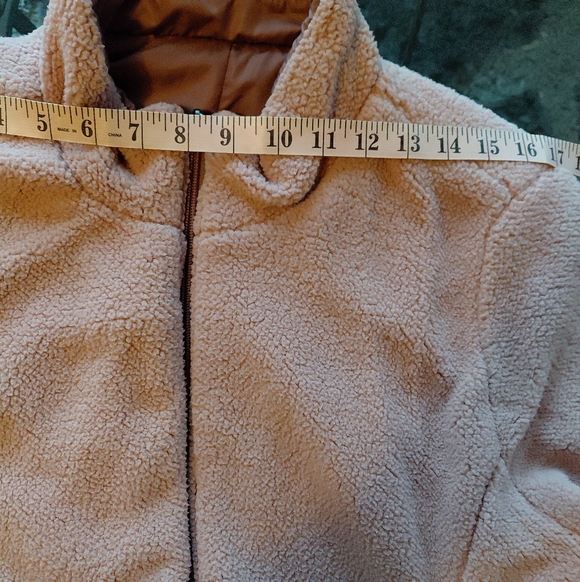 ZeroExposur Women's Reversable Pink Fleece Plus Size Puffer Coat Size XL - Picture 16 of 16